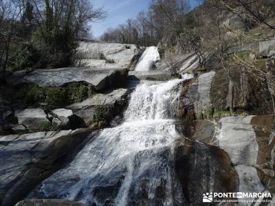 Cascadas de Gavilanes - Pedro Bernardo;la panera el espinar findes nieve madrid